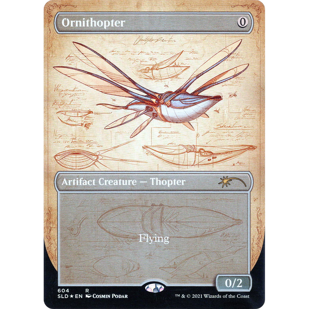 Ornithopter (SLD-604) - Secret Lair Drop (Borderless) Foil