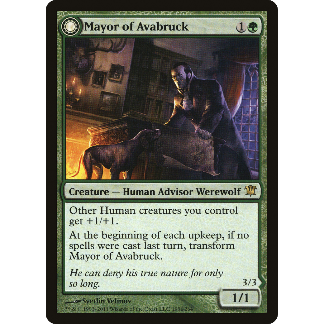 Mayor of Avabruck (ISD-193) - Innistrad: (Double Faced Transform) Foil