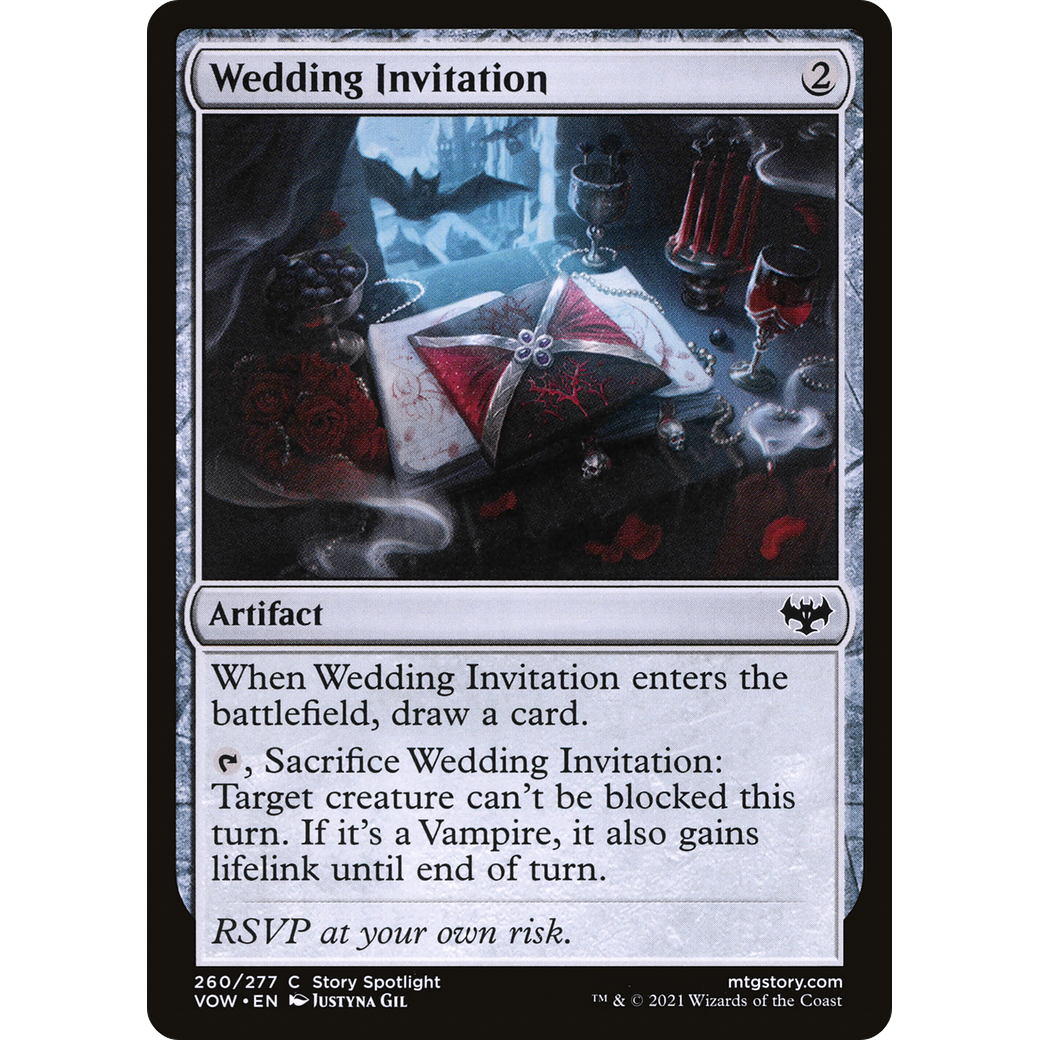 Wedding Invitation (VOW-260) - Innistrad: Crimson Vow Foil