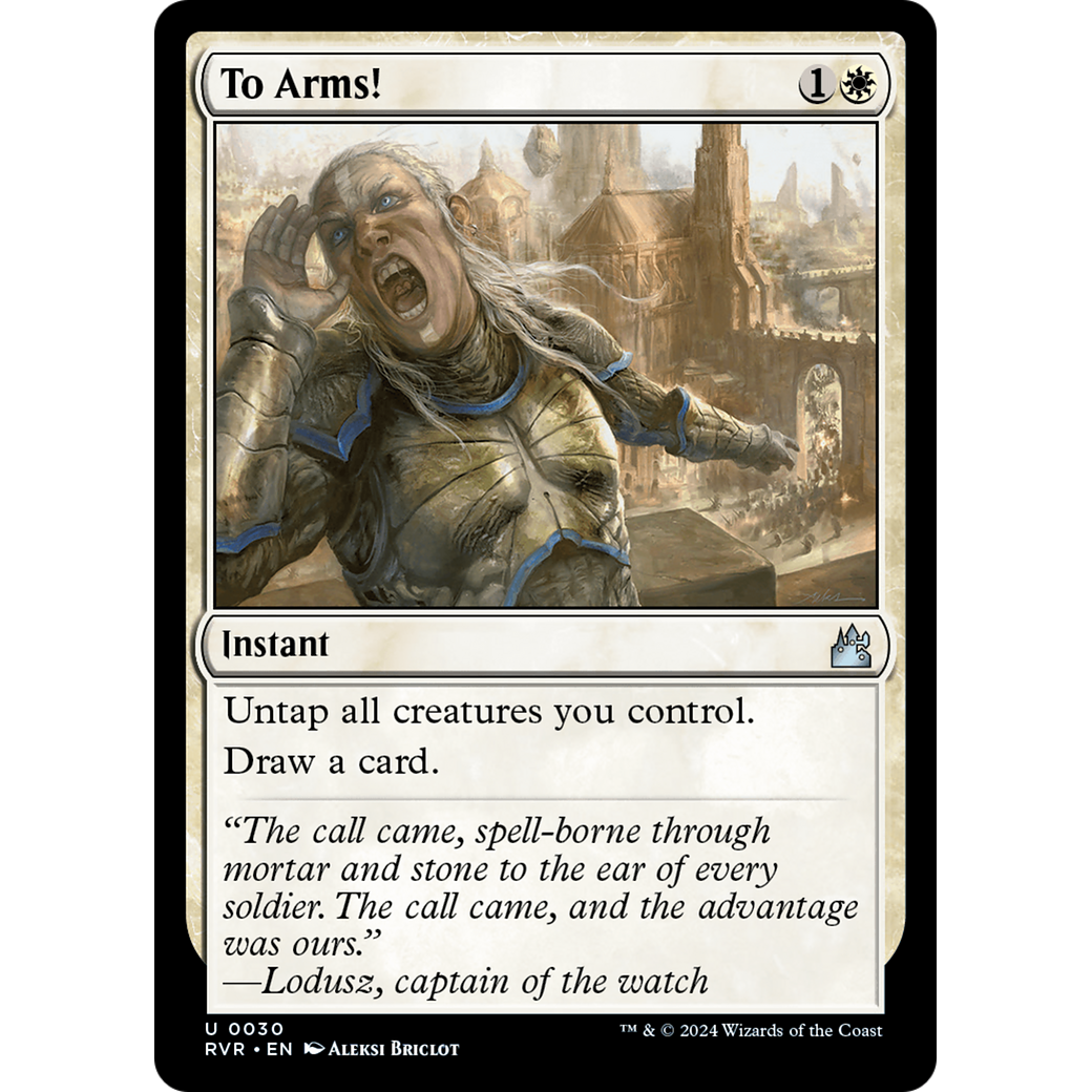 To Arms! (RVR-030) - Ravnica Remastered Foil