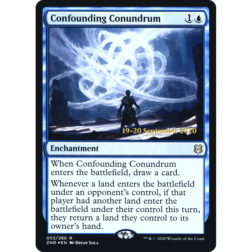 Confounding Conundrum (PRE-053) - Zendikar Rising Promos Foil