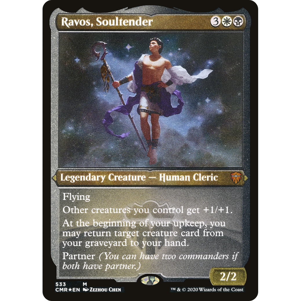 Ravos, Soultender (Foil Etched) (CMR-533) - Commander Legends Foil