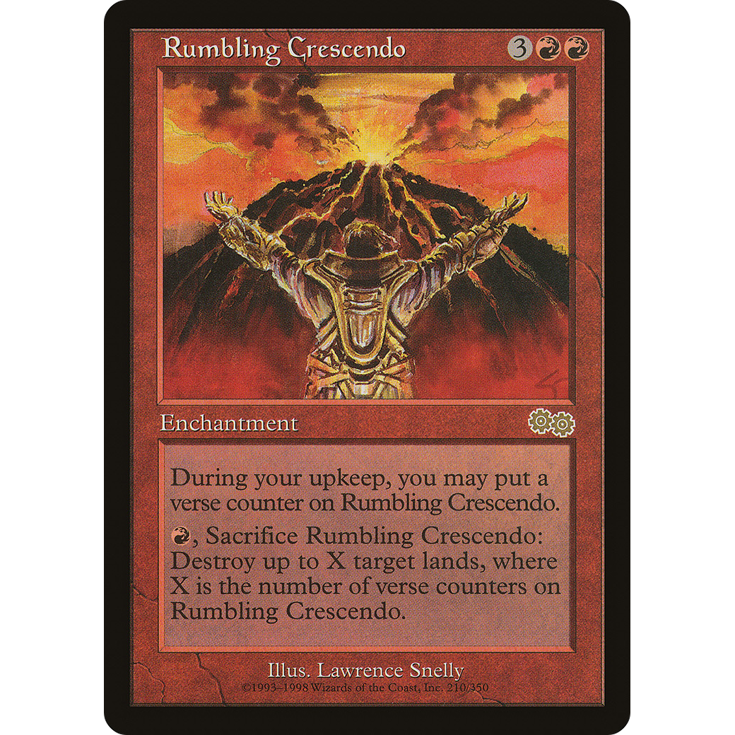 Rumbling Crescendo (USG-210) - Urza's Saga