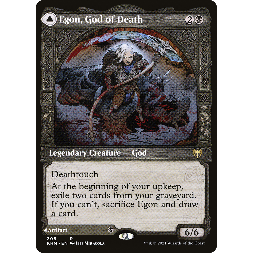 Egon, God of Death (Showcase) (KHM-306) - Kaldheim: (Showcase) Foil