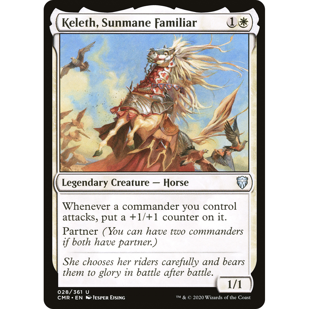 Keleth, Sunmane Familiar (CMR-028) - Commander Legends