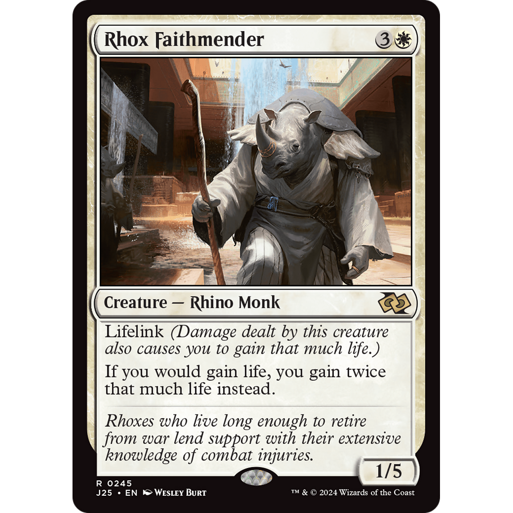 Rhox Faithmender (J25-245) - Foundations Jumpstart