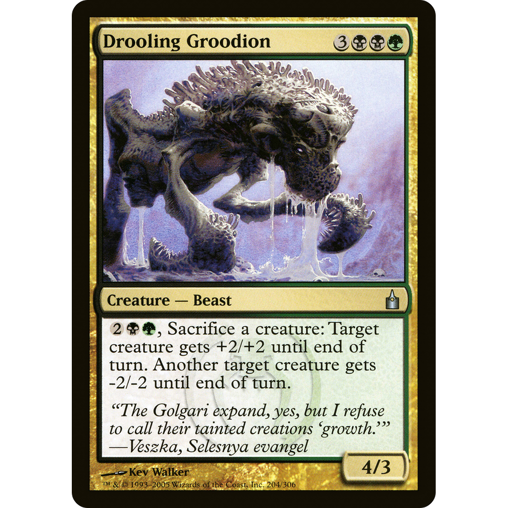 Drooling Groodion (RAV-204) - Ravnica: City of Guilds