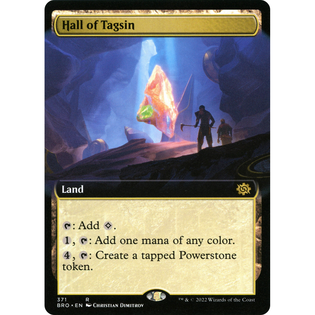 Hall of Tagsin (Extended Art) (BRO-371) - The Brothers' War: (Extended Art) Foil