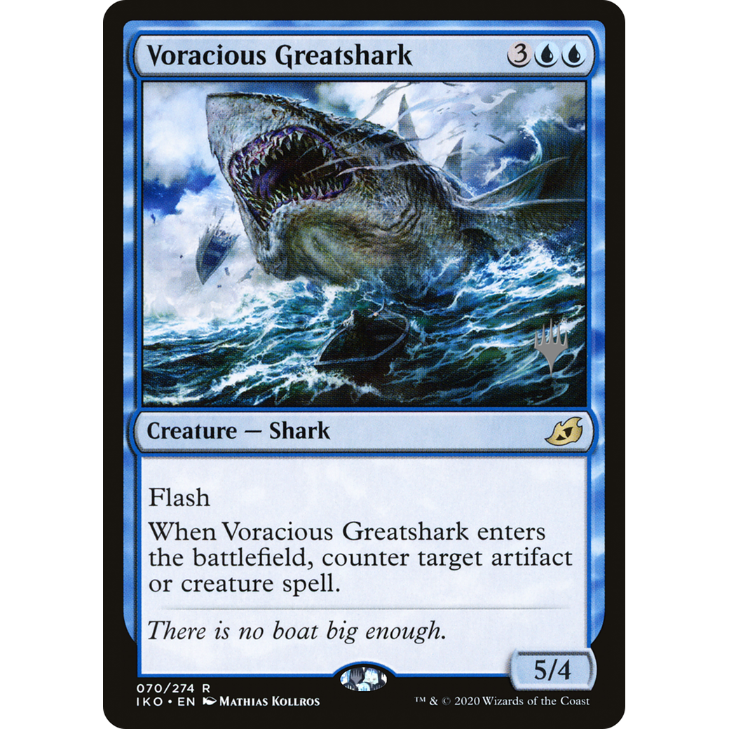 Voracious Greatshark (PPIKO-070) - Ikoria: Lair of Behemoths Promos