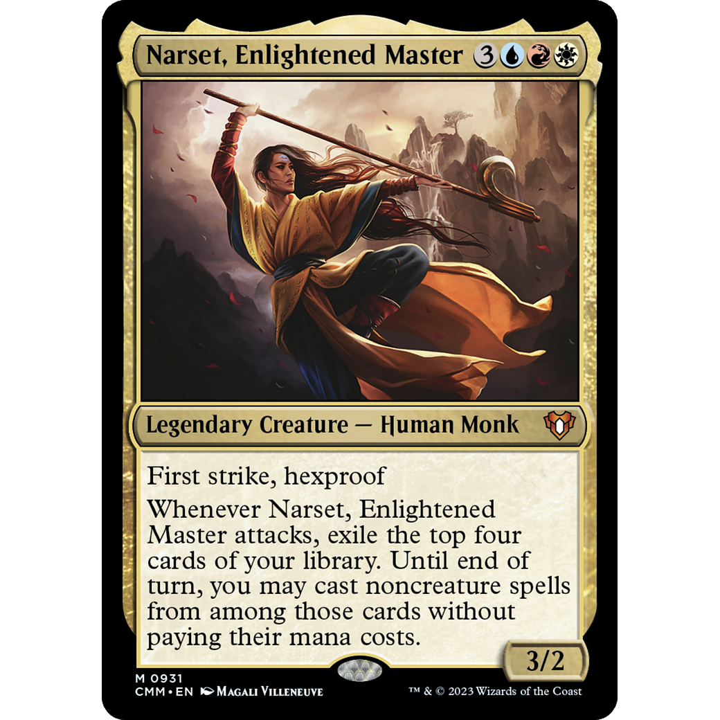 Narset, Enlightened Master (CMM-931) - Commander Masters