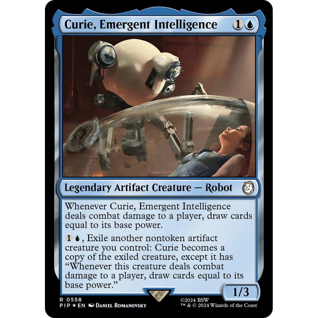 Curie, Emergent Intelligence (PIP-558) - Fallout Foil