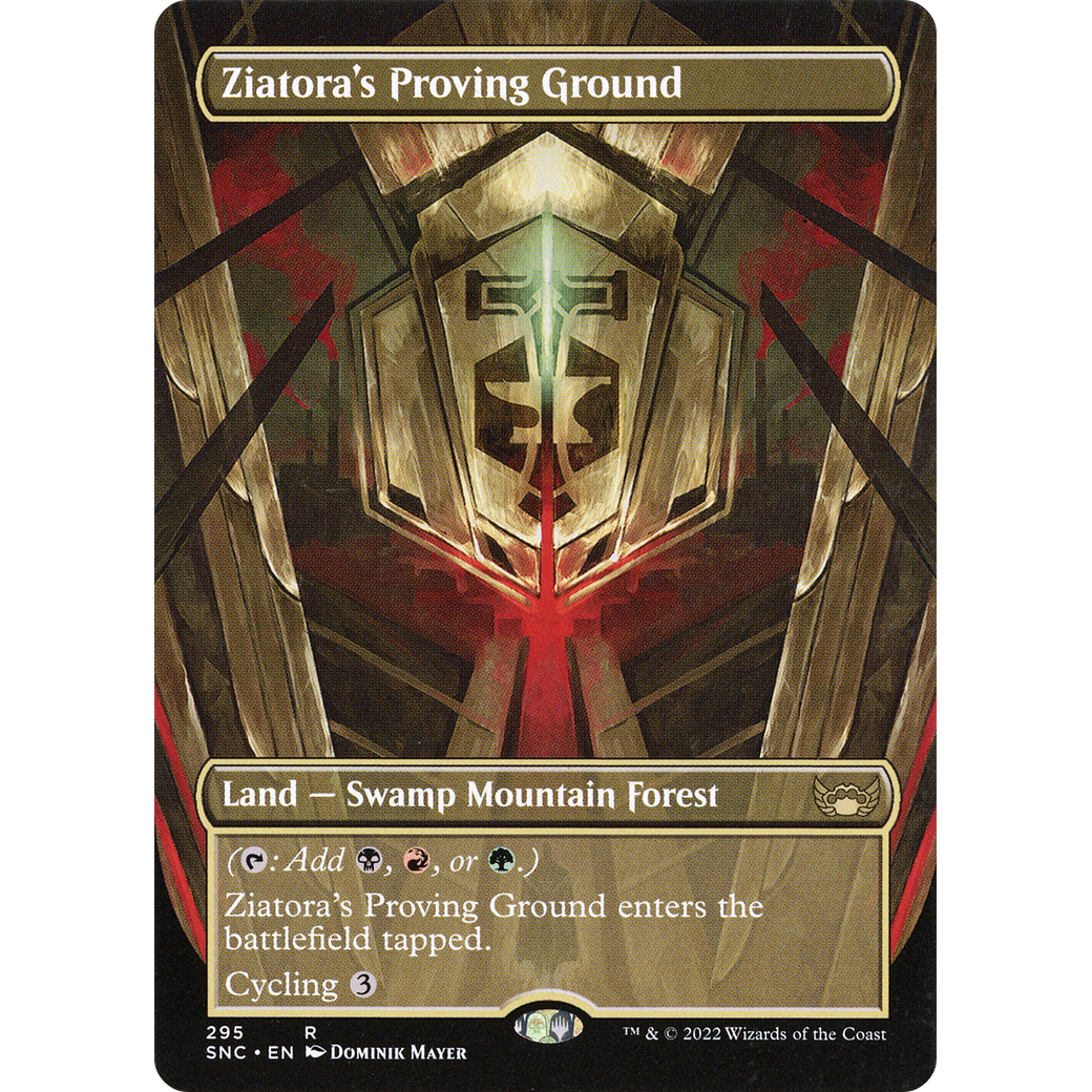 Ziatora's Proving Ground (Borderless) (SNC-295) - Streets of New Capenna (Borderless) Foil