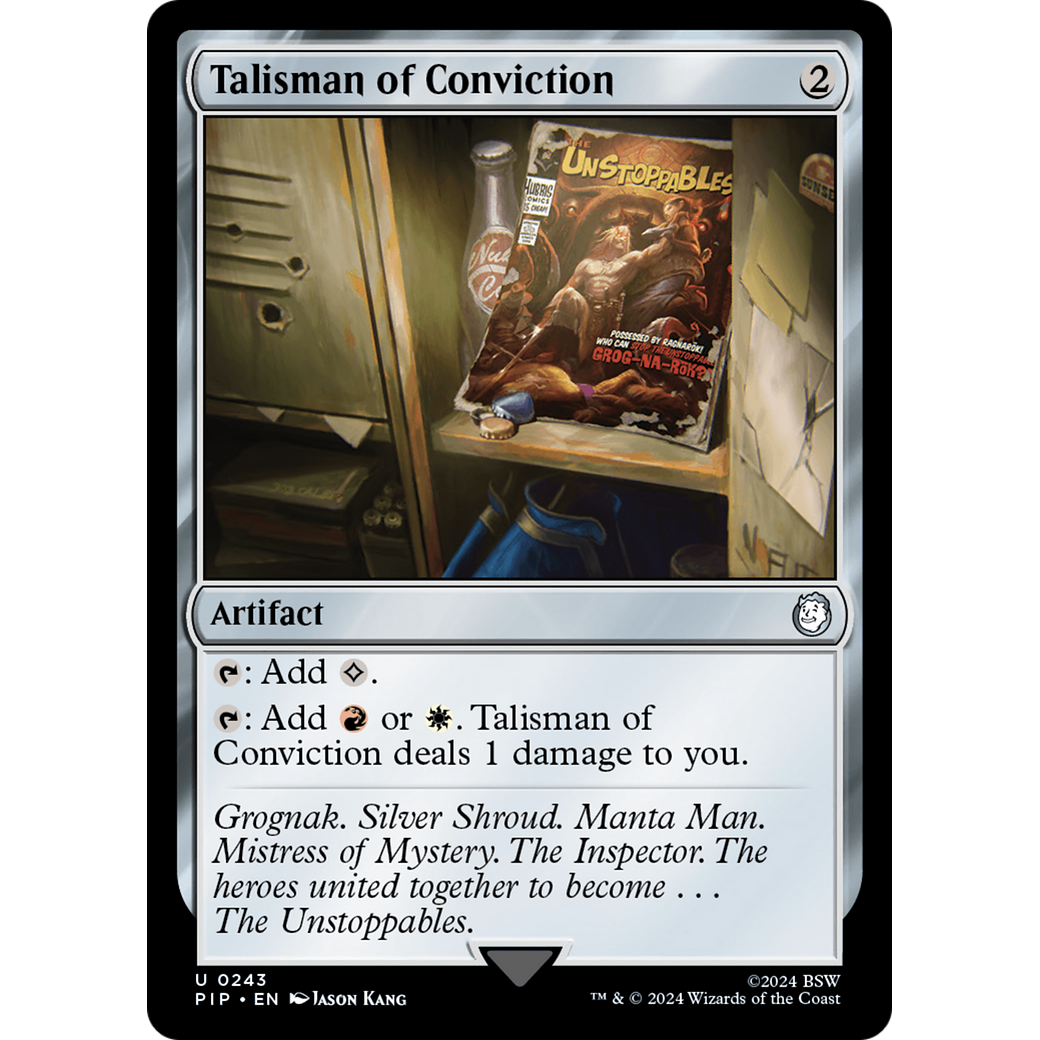 Talisman of Conviction (PIP-243) - Fallout