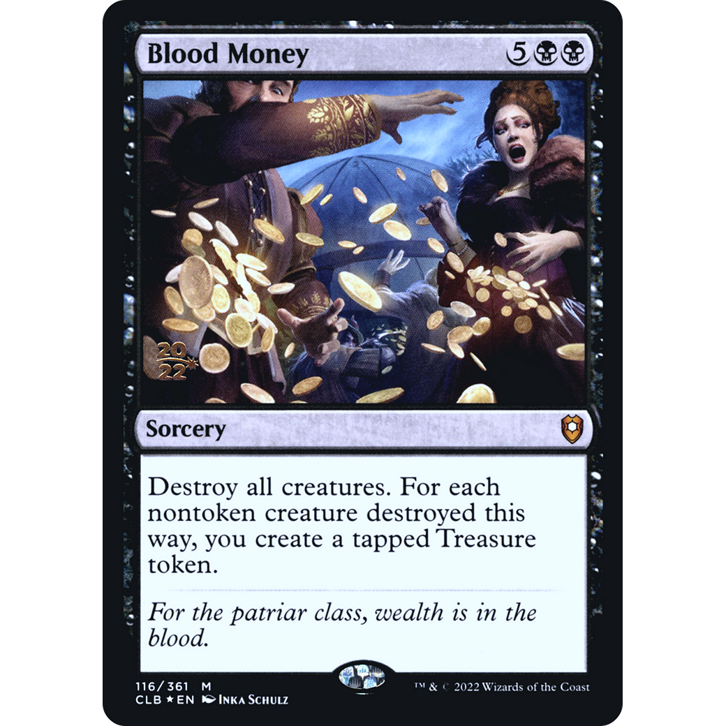 Blood Money (PRE-116S) - Battle for Baldur's Gate Promos Foil
