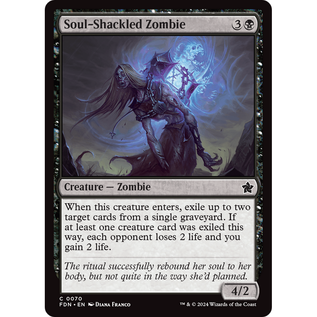 Soul-Shackled Zombie (FDN-070) - Foundations