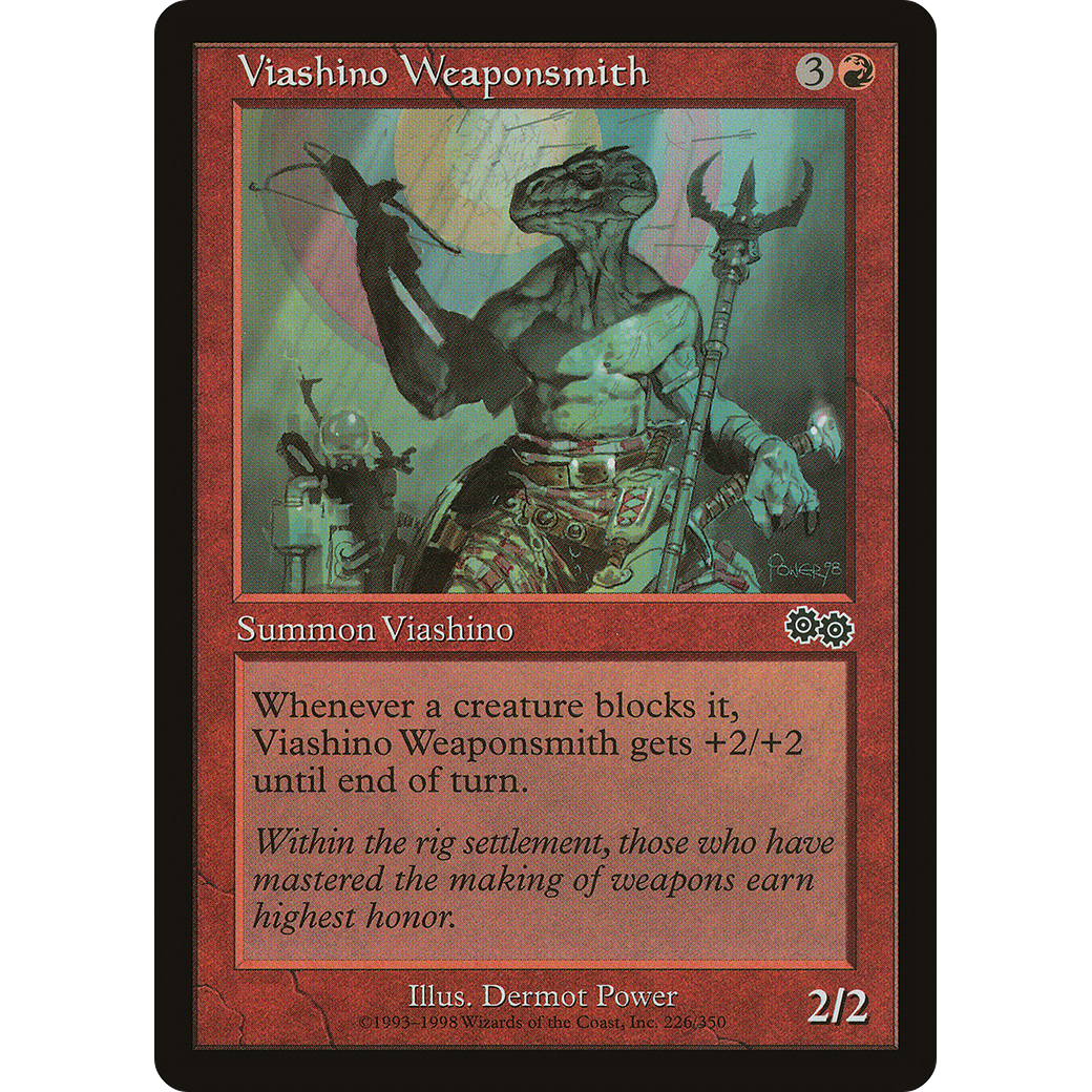 Viashino Weaponsmith (USG-226) - Urza's Saga