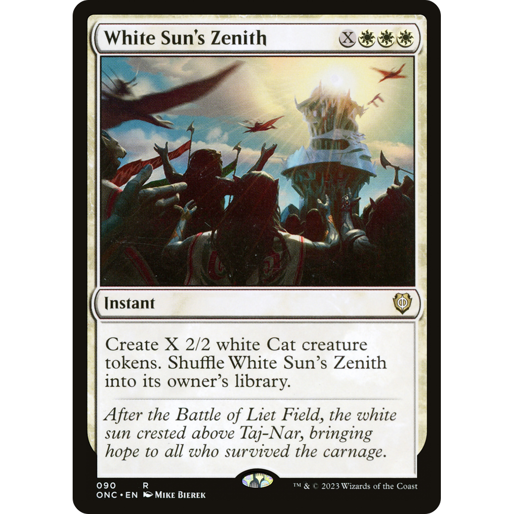 White Sun's Zenith (ONC-090) - Phyrexia: All Will Be One Commander