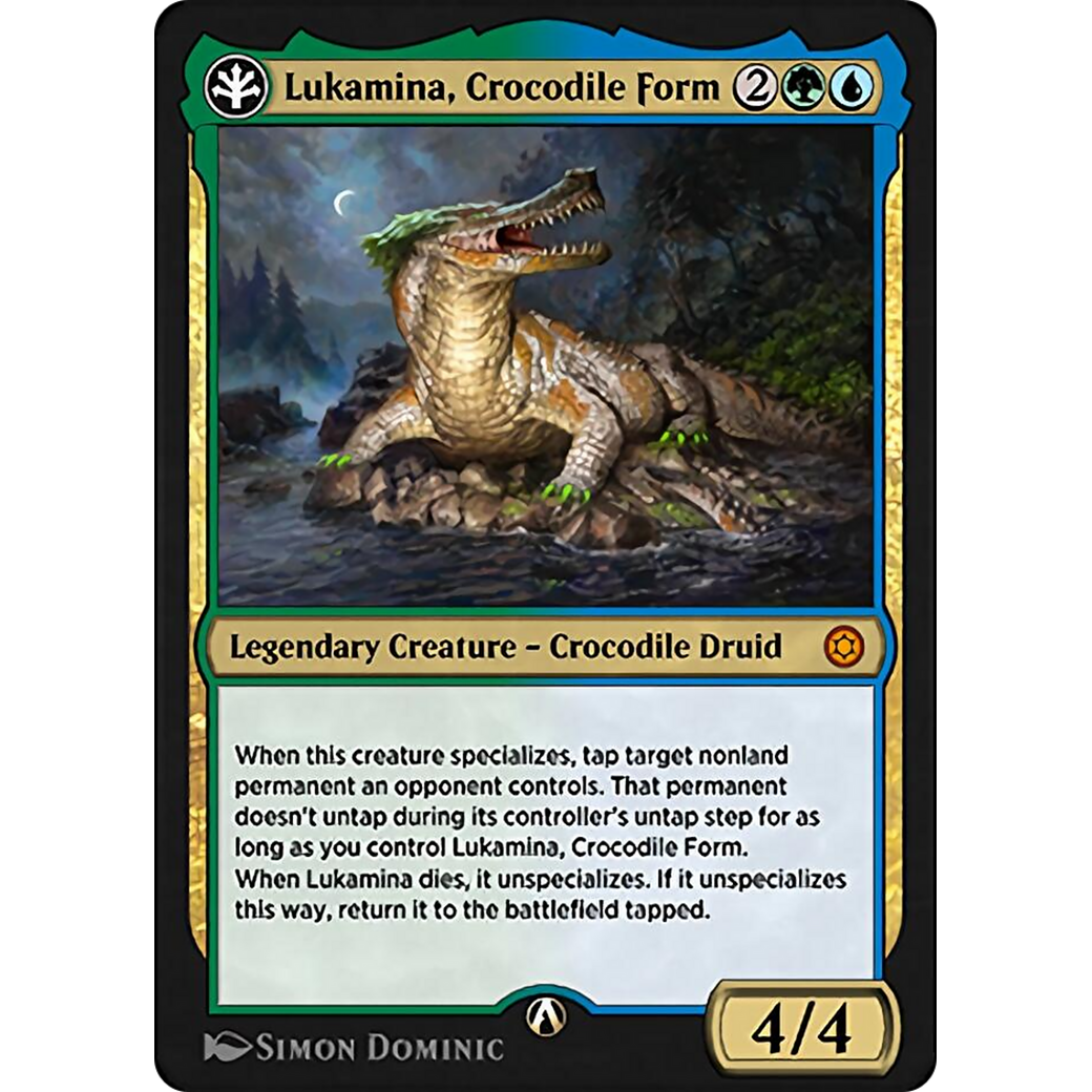 Lukamina, Crocodile Form (HBG-17U) - Alchemy Horizons: Baldur's Gate