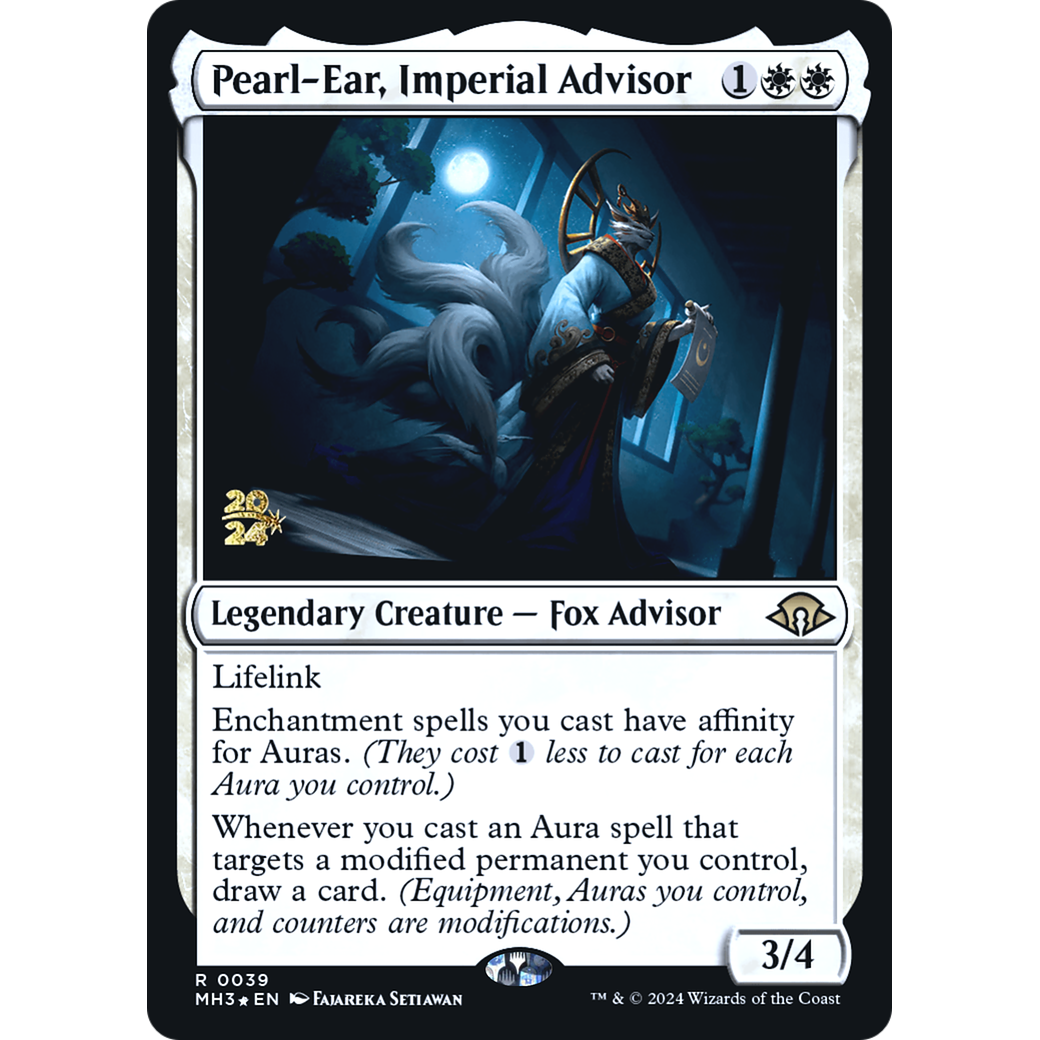 Pearl-Ear, Imperial Advisor (PRE-39S) - Modern Horizons 3 Promos Foil