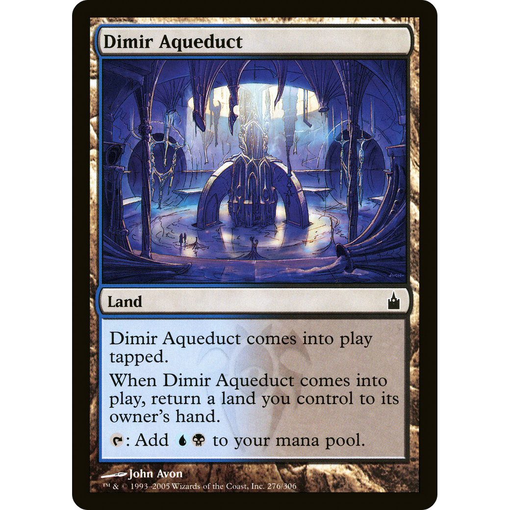 Dimir Aqueduct (RAV-276) - Ravnica: City of Guilds Foil