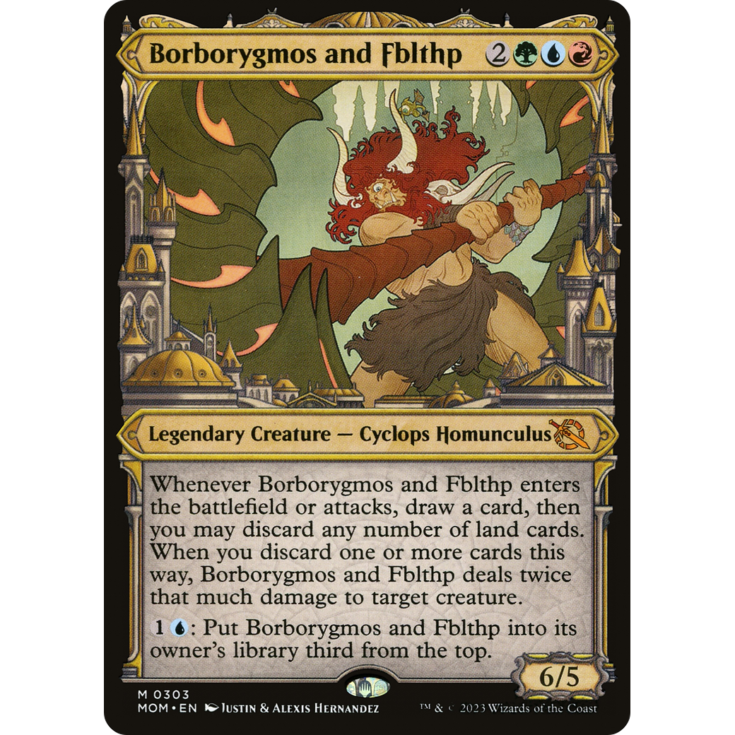 Borborygmos and Fblthp (MOM-303) - March of the Machine: (Showcase) Foil