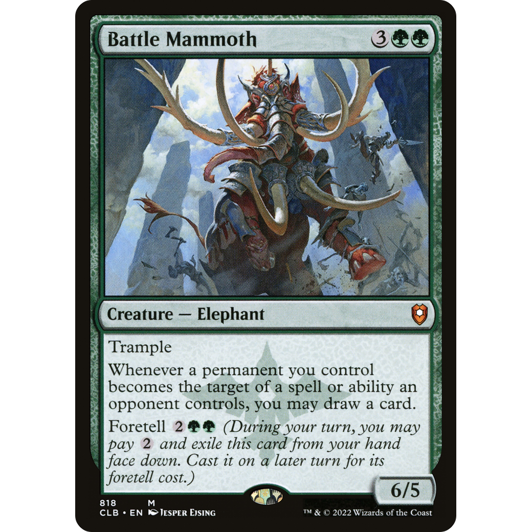Battle Mammoth (CLB-818) - Commander Legends: Battle for Baldur's Gate