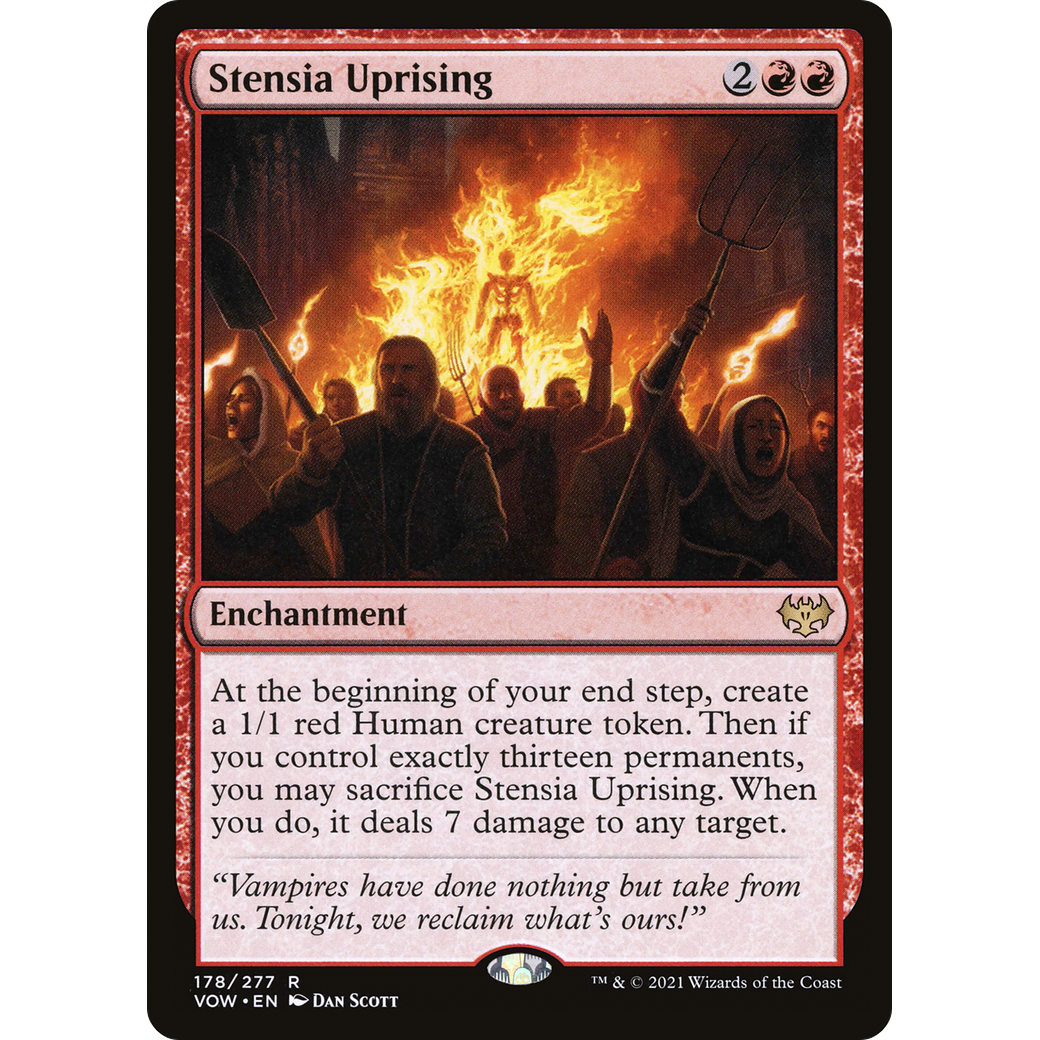 Stensia Uprising (VOW-178) - Innistrad: Crimson Vow Foil