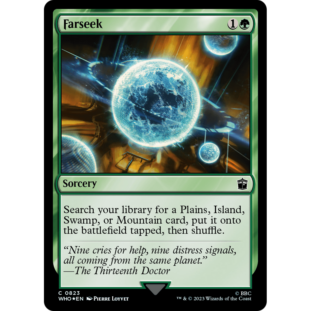 Farseek (Surge Foil) (WHO-823) - Doctor Who Foil