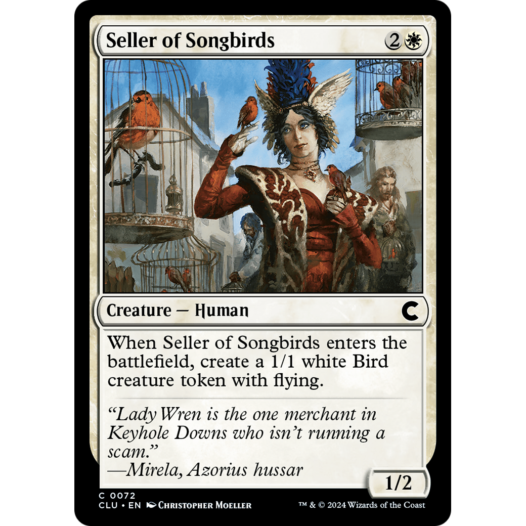 Seller of Songbirds (CLU-072) - Ravnica: Clue Edition