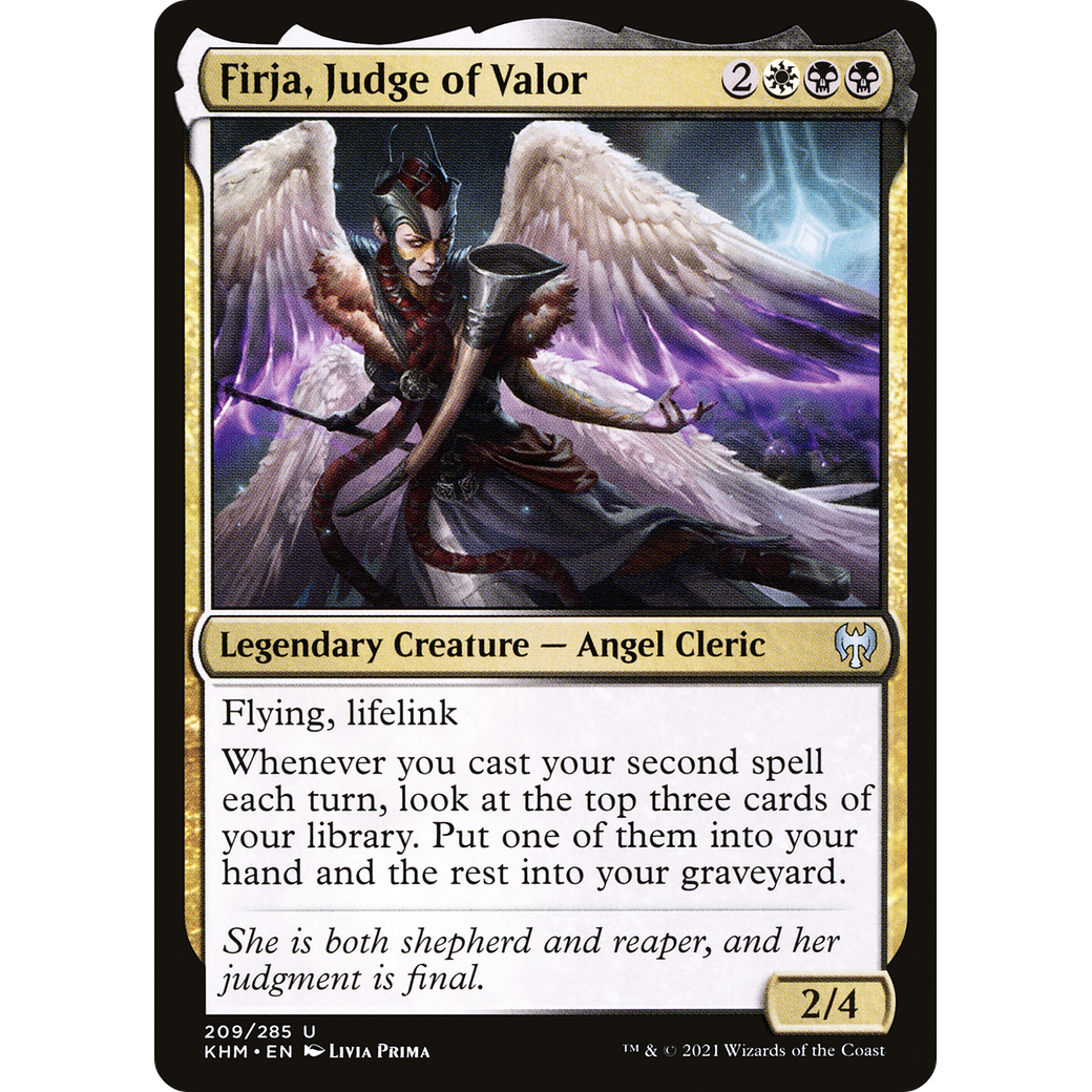 Firja, Judge of Valor (KHM-209) - Kaldheim