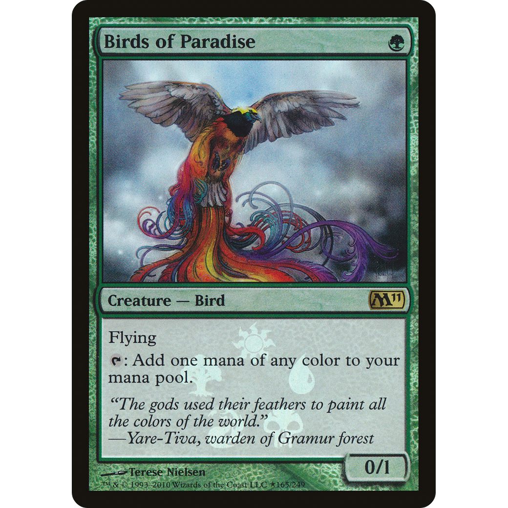 Birds of Paradise (BABP-165) - Magic 2011 Promos Foil