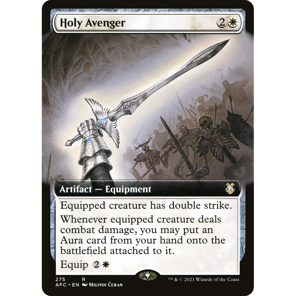 Holy Avenger (Extended Art) (AFC-275) - Forgotten Realms Commander: (Extended Art)