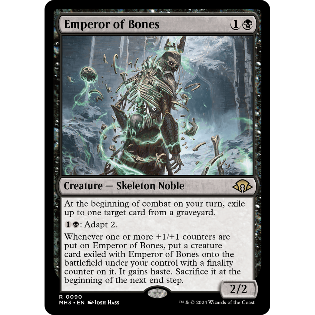 Emperor of Bones (MH3-090) - Modern Horizons 3 Foil