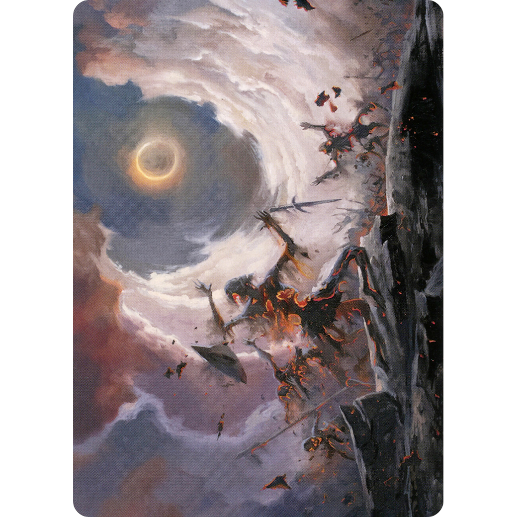 Damn // Damn (AMH2-028) - Modern Horizons 2 Art Series (Borderless) Foil