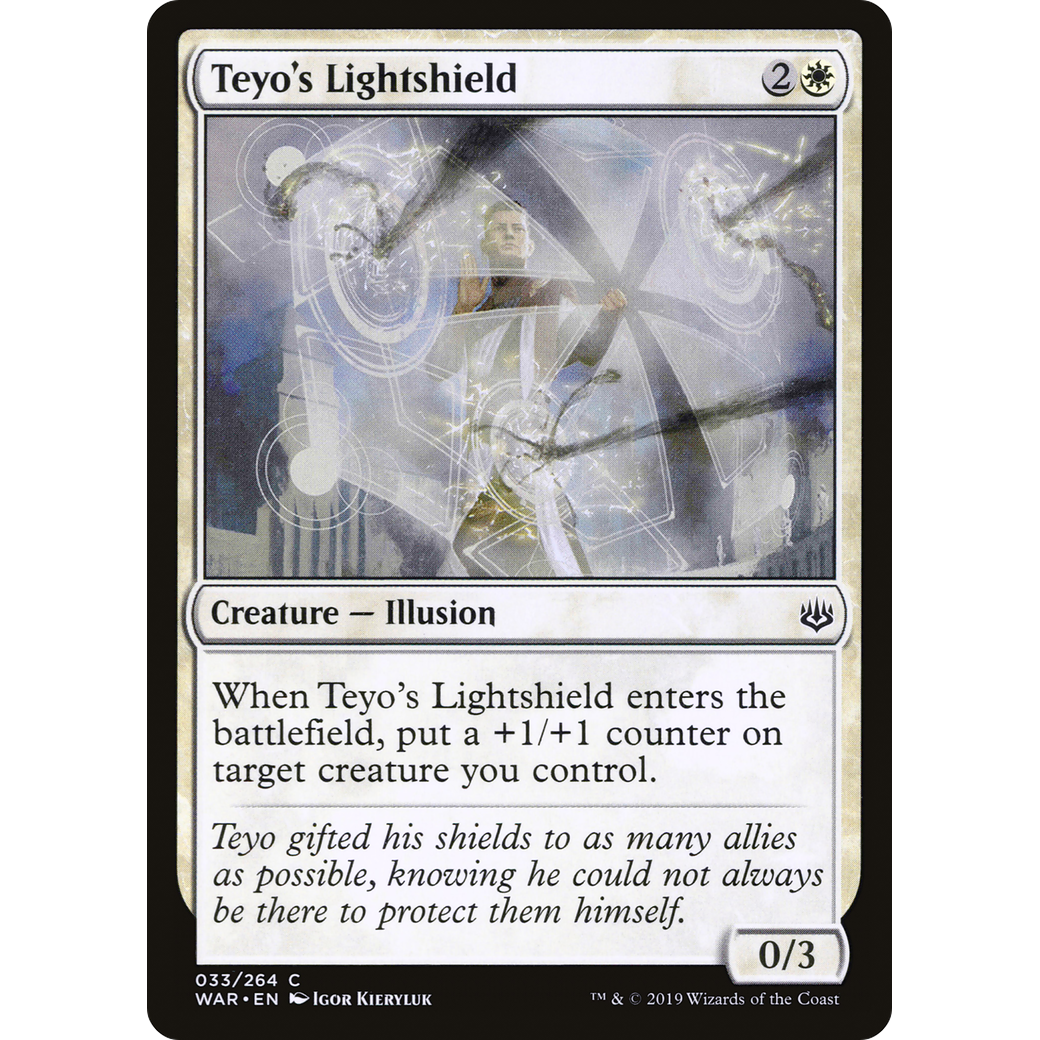 Teyo's Lightshield (WAR-033) - War of the Spark Foil