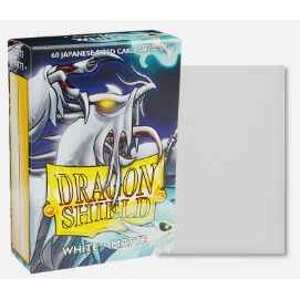 Dragon Shield: White Matte 60ct Japanese Size Sleeves