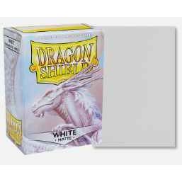 Dragon Shield: White Matte 100ct Sleeves