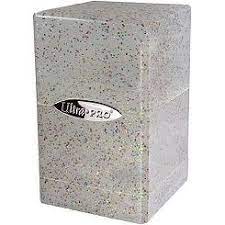 Glitter Clear Satin Tower Deck Box