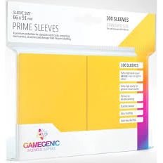 Gamegenic: Yellow 100ct Prime Sleeves 66x91mm