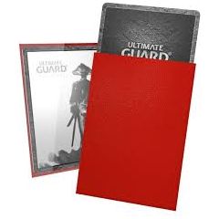 Katana: Red 60ct Japanese Size Sleeves