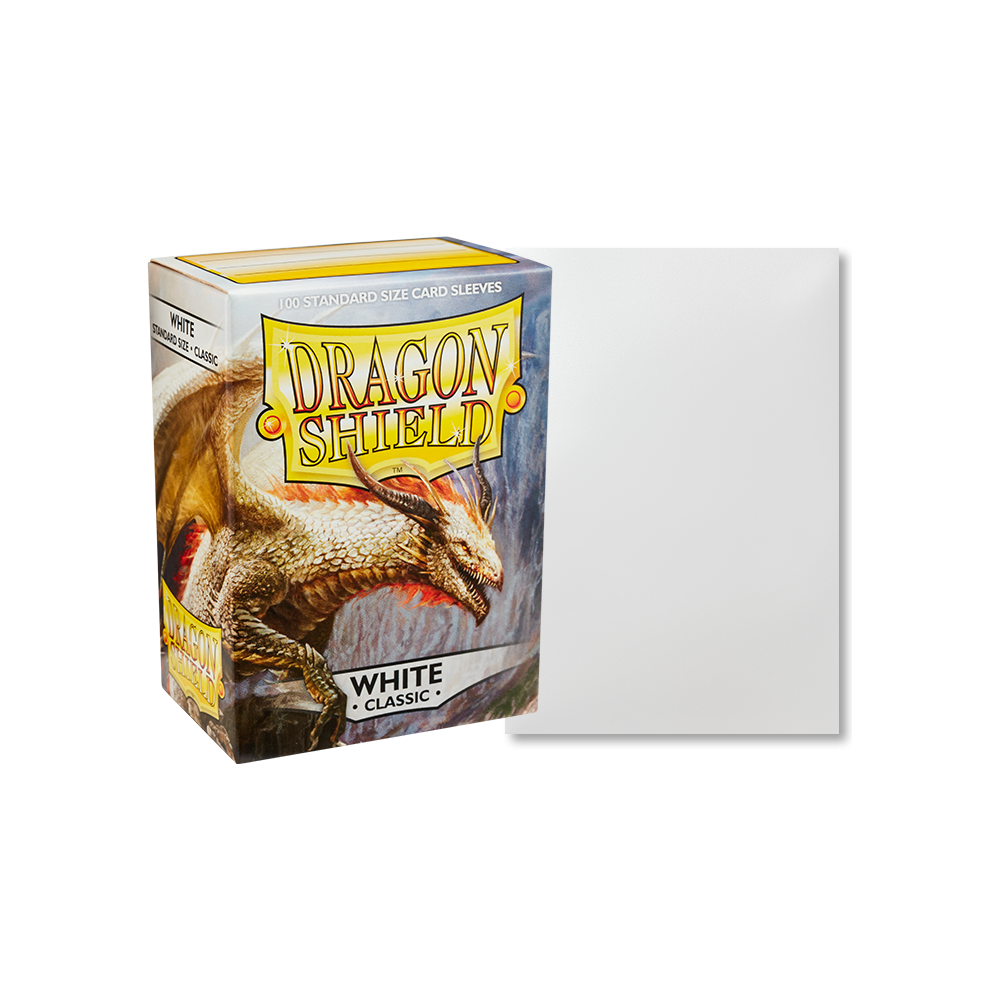 Dragon Shield: White Classic 100ct Sleeves