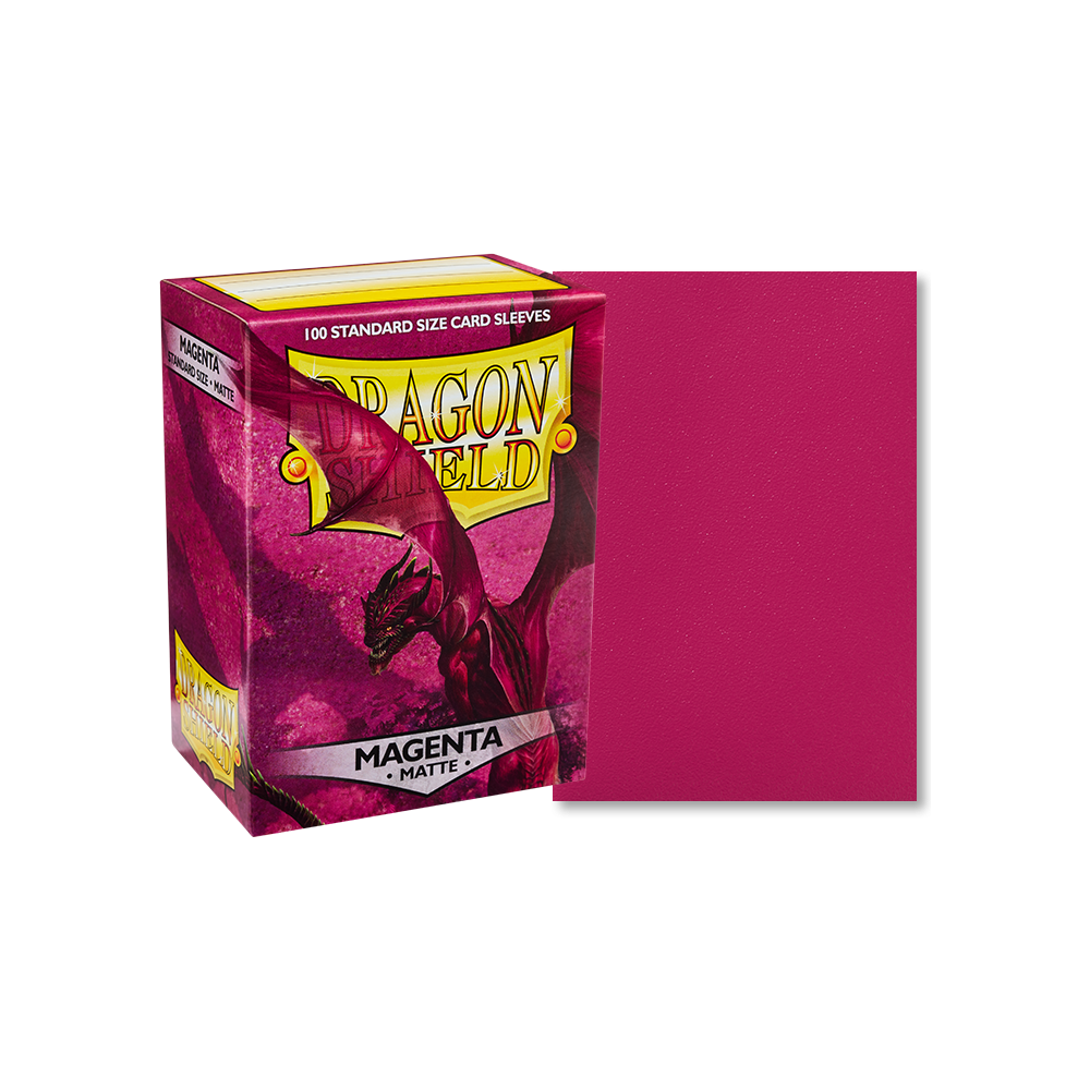 Dragon Shield: Magenta Matte 100ct Sleeves