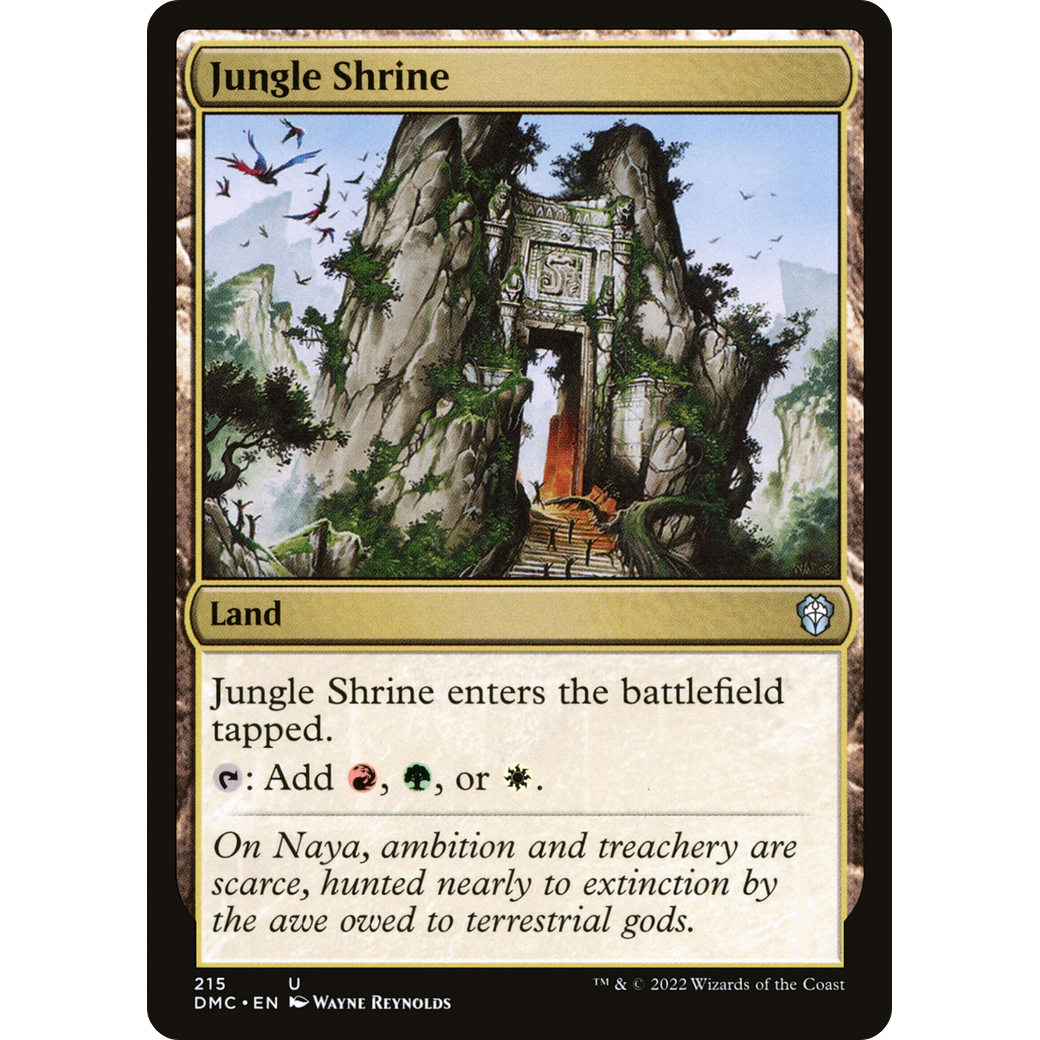 Jungle Shrine (DMC-215) - Dominaria United Commander