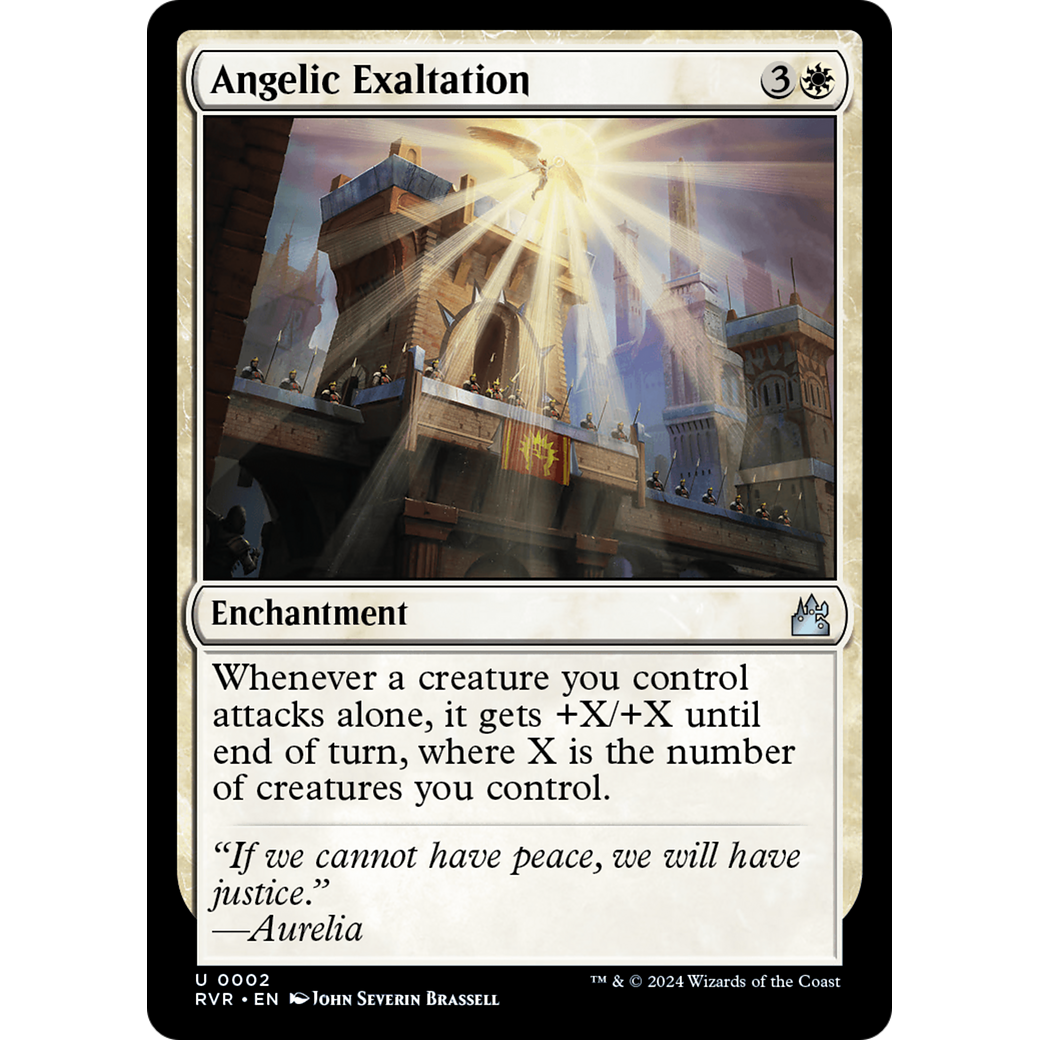 Angelic Exaltation (RVR-002) - Ravnica Remastered Foil