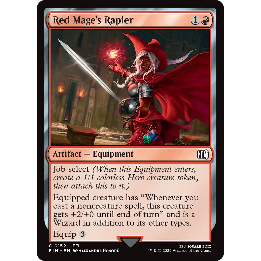 Red Mage's Rapier (FIN-152) - FINAL FANTASY