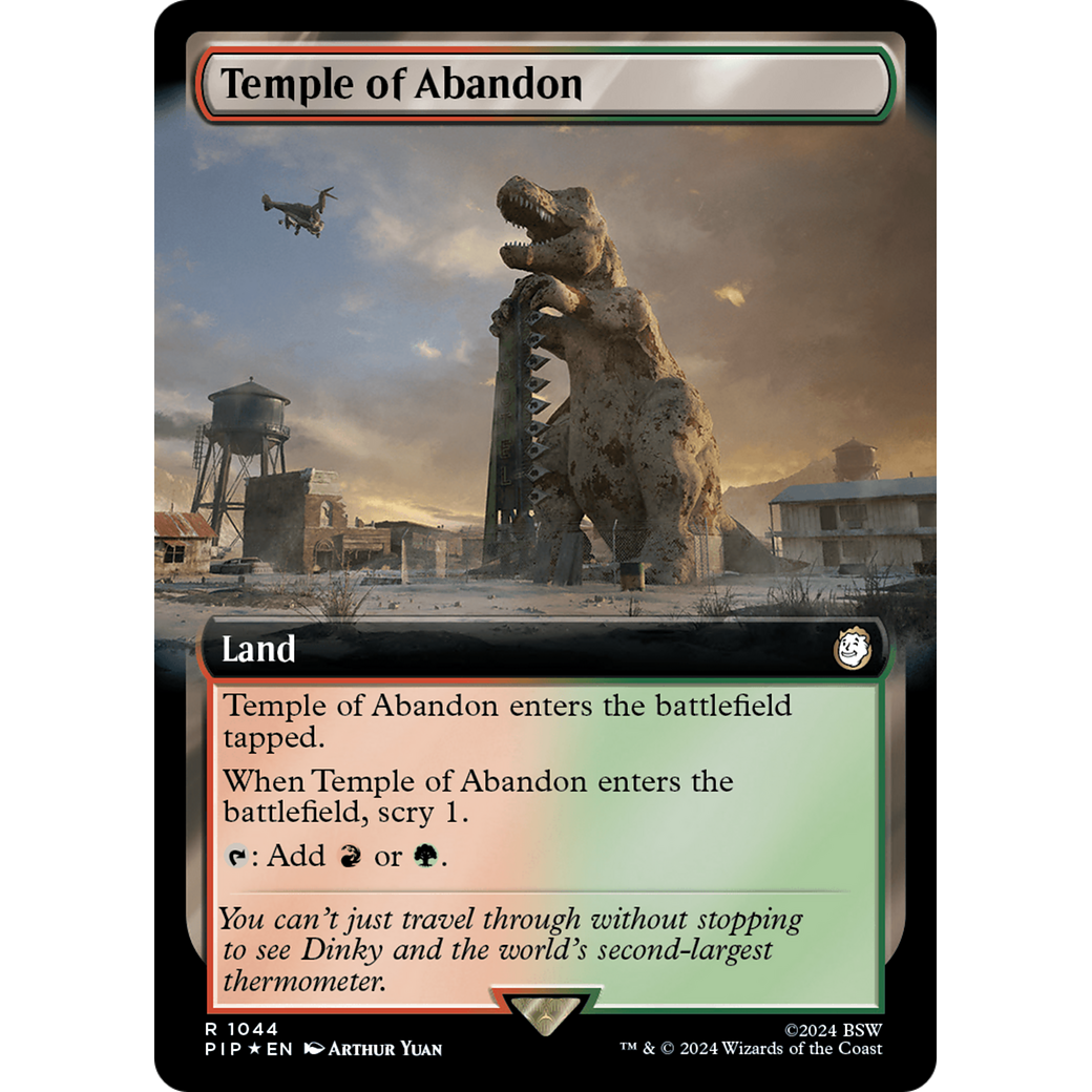 Temple of Abandon (PIP-1044) - Fallout: (Extended Art) Foil