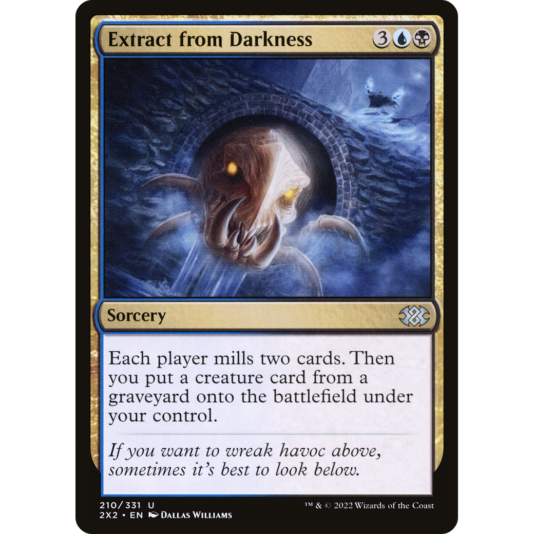 Extract from Darkness (2X2-210) - Double Masters 2022