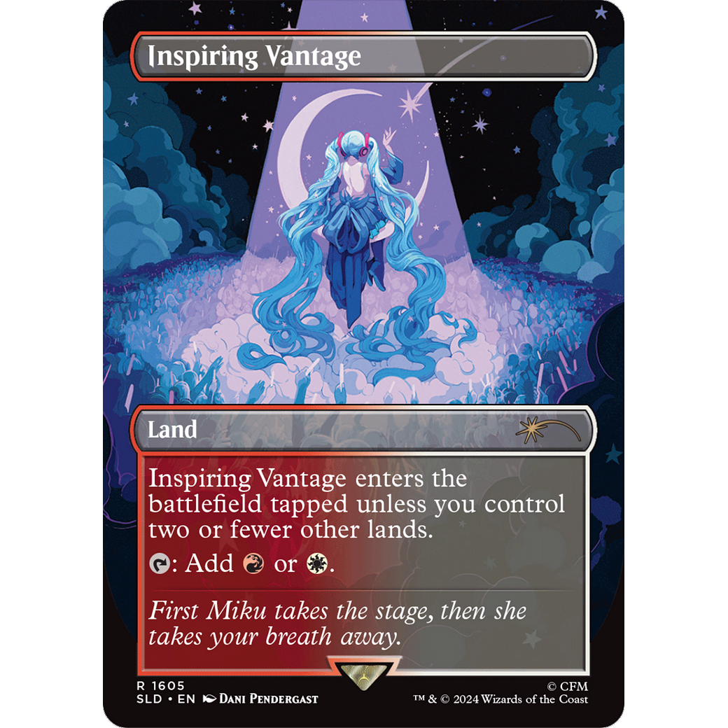 Inspiring Vantage (1605) (SLD-1605) - Secret Lair Drop (Borderless)