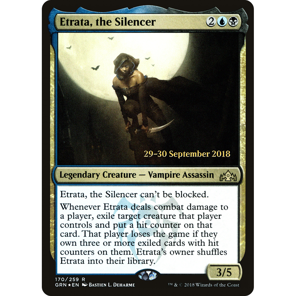 Etrata, the Silencer (PRE-170) - Guilds of Ravnica Promos Foil