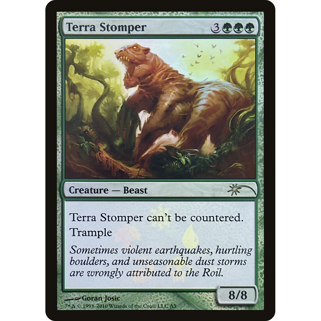 Terra Stomper (MEDIA-0A5) - Zendikar Promos Foil